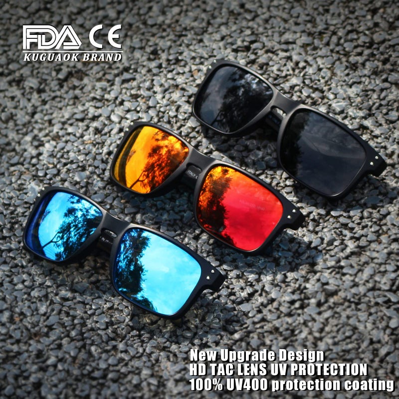 KUGUAOK Polarized Square Sunglasses For Men and Women Matte Finish Sun Glasses UV Protection Glasses - Image 3